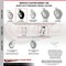 Service Caster 4436M1 FG4436M10000 Rubbermaid Platform Truck Replacement Caster Kit, 4PK RUB-SCC-100S280-PNB-2-R280-2 - alternate 6